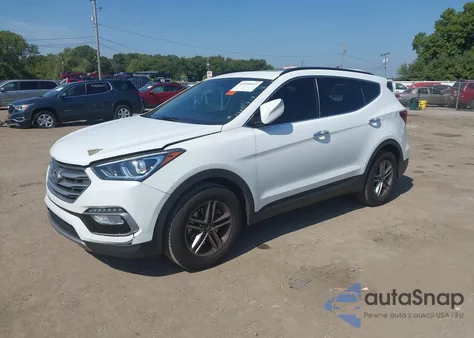 2018 Hyundai Santa Fe Sport 2.4L из США, поврежденный, VIN 5NMZU3LB0JH074448